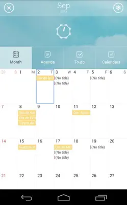 SolCalendar android App screenshot 2